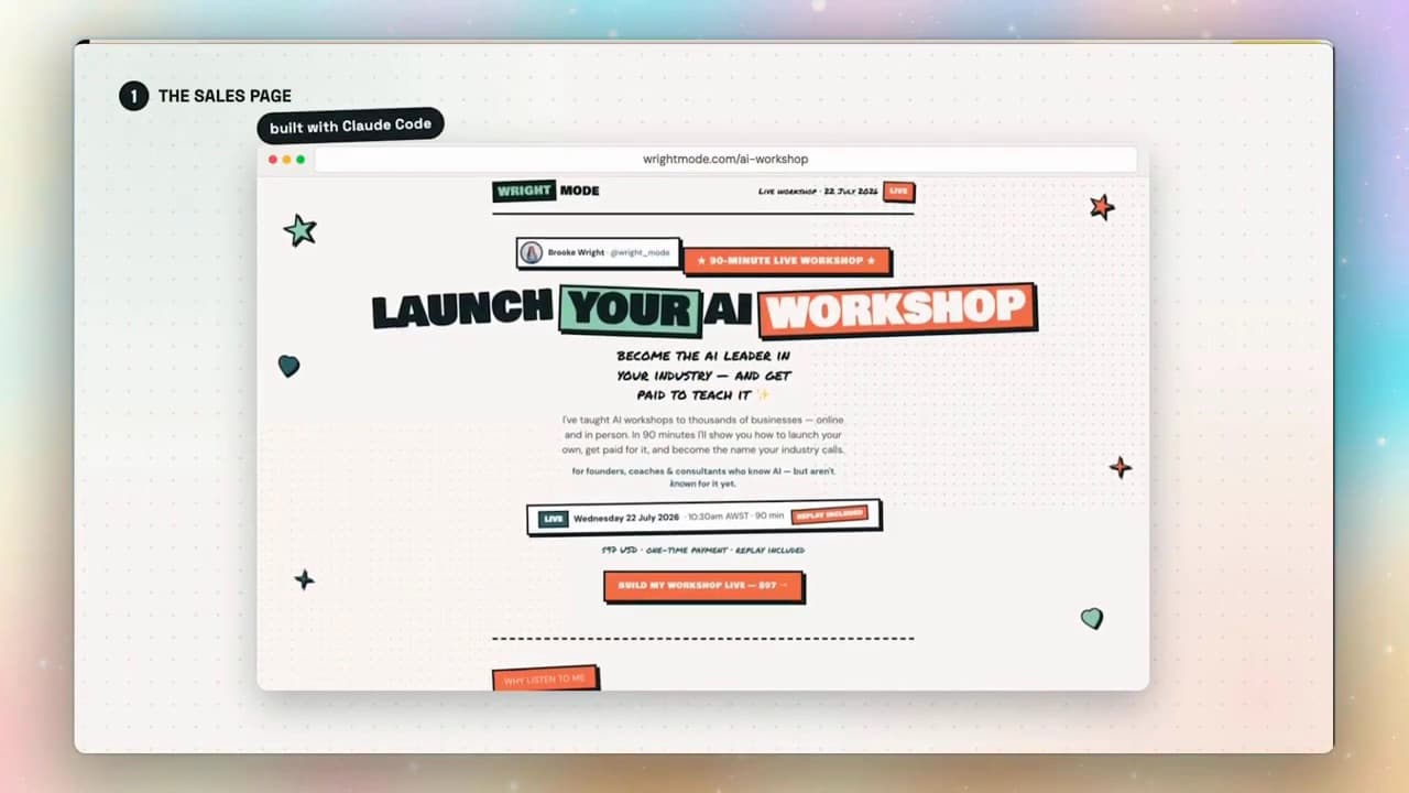 How to get clients with AI workshops (real numbers)